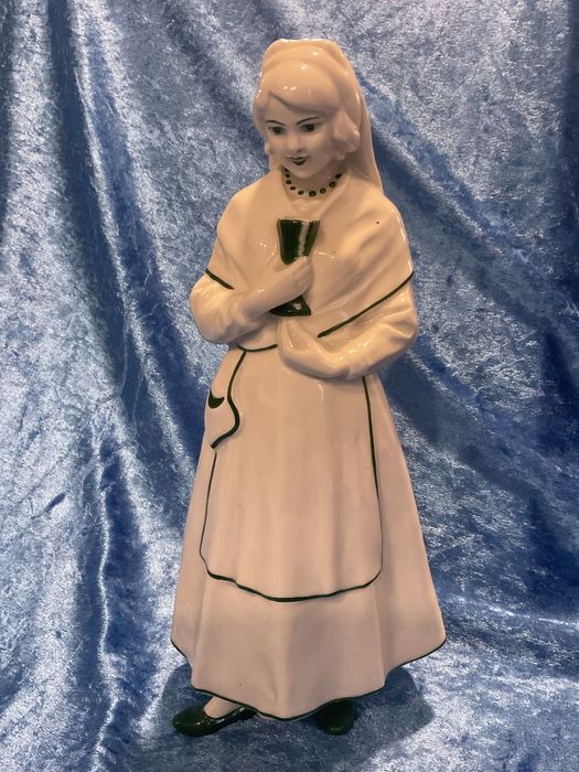 Garrafa vista alegre porcelana com 28 cm