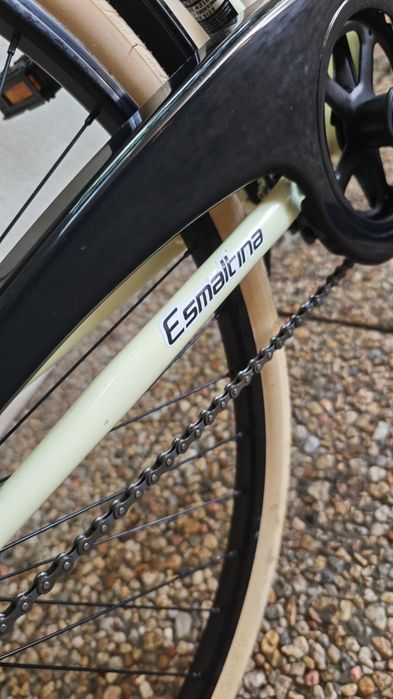 Bicicleta esmaltina passeio com cesta