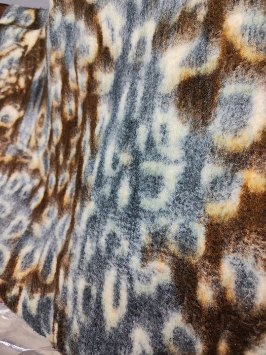 Cobertor de cama de casal de vários tons