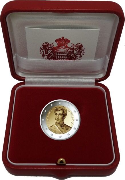 Moedas Mónaco Proof 2010 a 2021