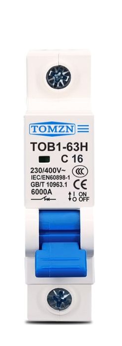 Автоматичний вимикач змінного струму 16A , 25А  і ДІФ 32А , 63А TOMZN.
