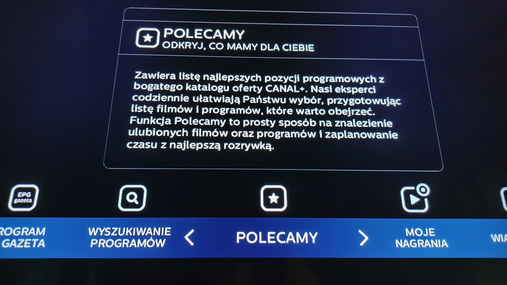 Dekoder Canal+ Wifibox+ dsiw74 satelitarny na własność tv na