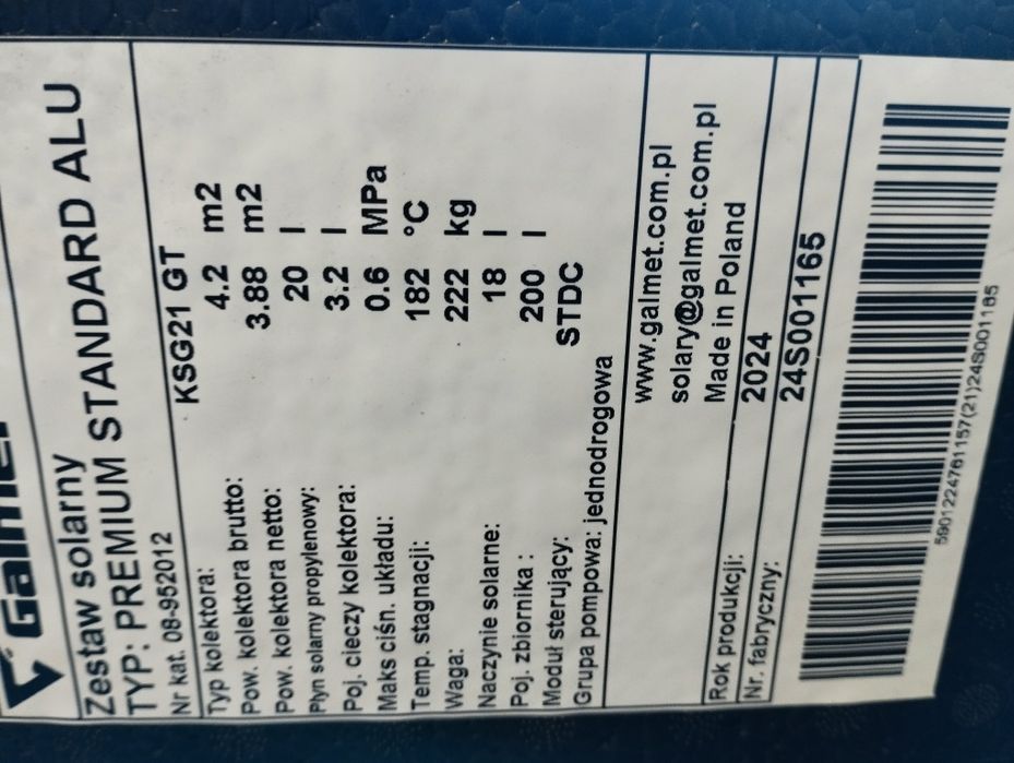 Panele Zestaw solarny gamlet