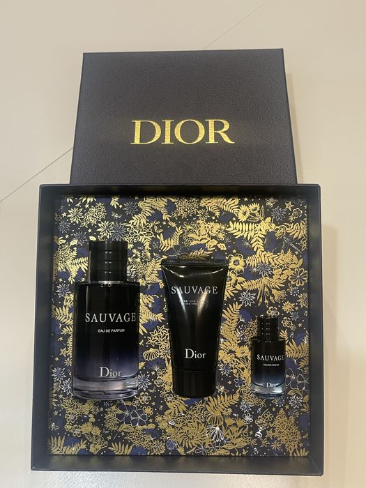 Dior Sauvage EDP Zestaw 100 ml + 10 ml + balsam 50 ml
