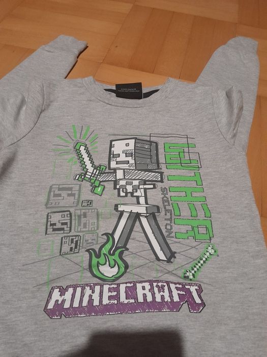 Bluza minecrafr r 110-116 nowa bez metki.