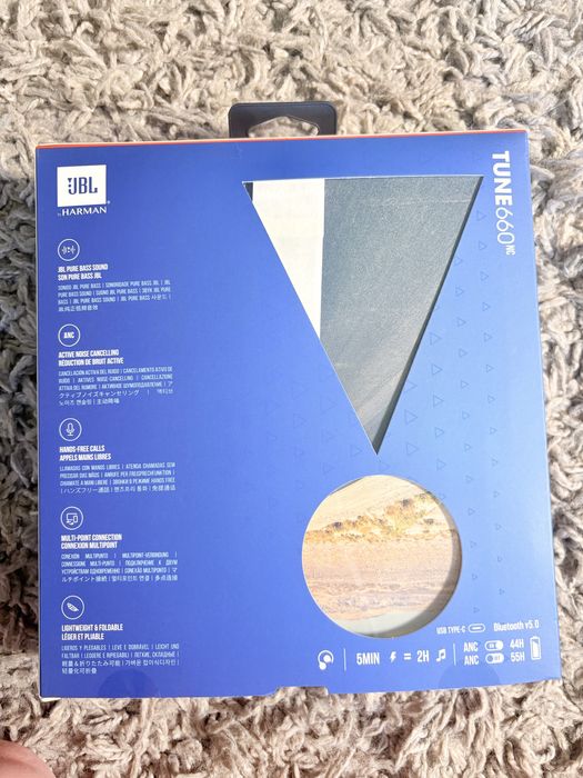 Sluchawki nauszne jbl 660 bluetooth noise canceling