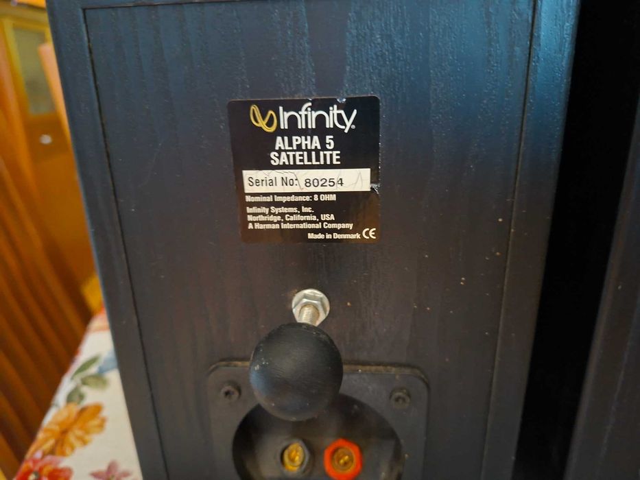 Komplet głośników infinity alpha 5