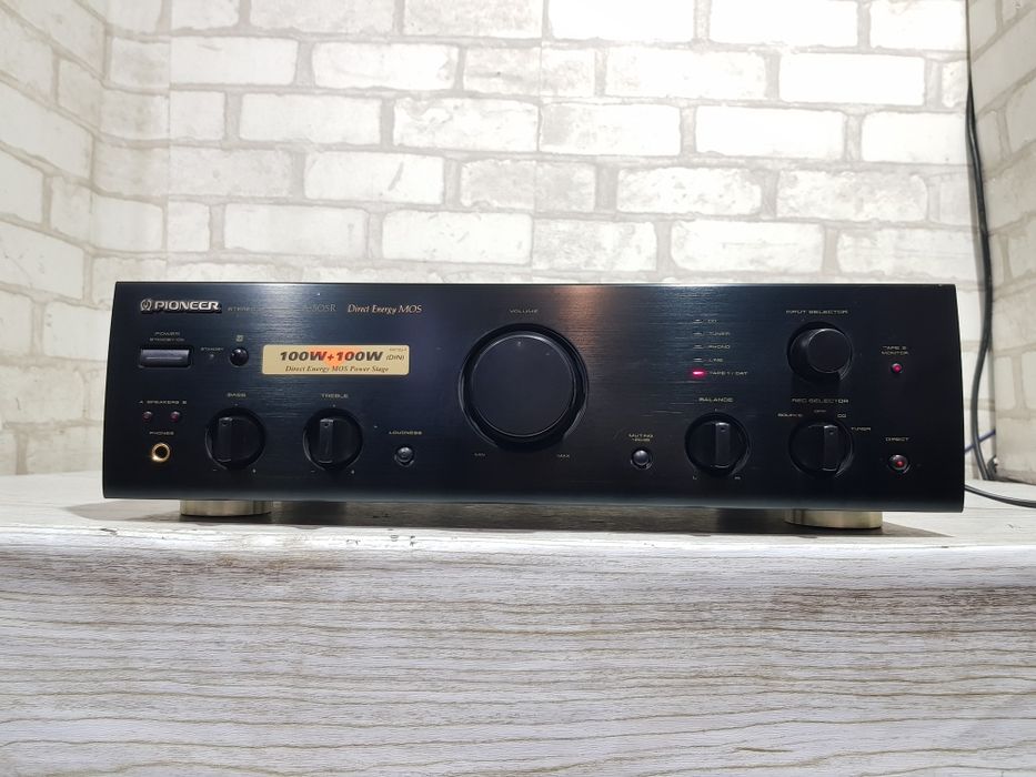 Стерео підсилювач PIONEER A-505, *2x100 Вт, б/у з Німеччини