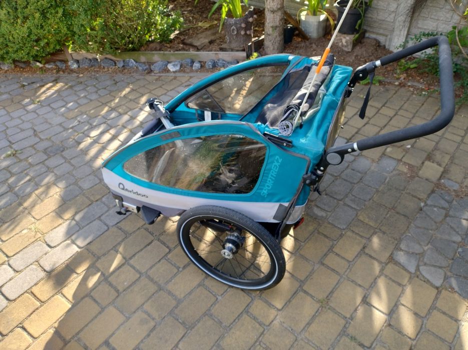 Wózek do roweru qeridoo sportrex 2 riksza przyczepka