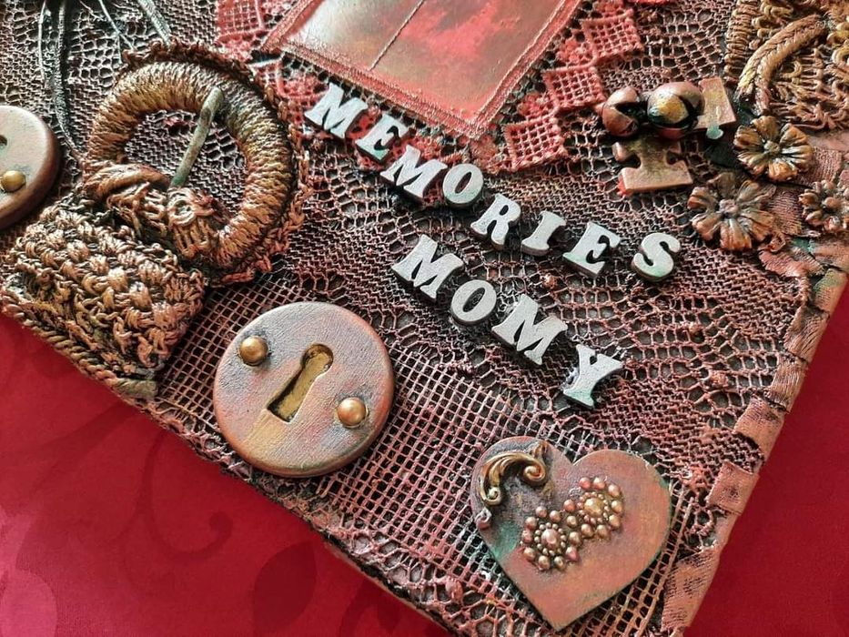 Caixa lembranças reciclada