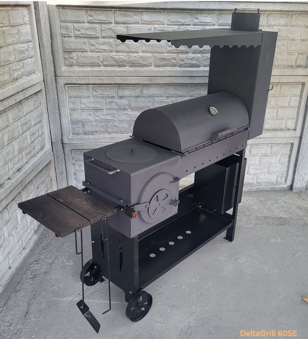 НАДМІЦНИЙ • 5мм • Мангал Коптильня Смокер Барбекю / Гриль / Піч Казан