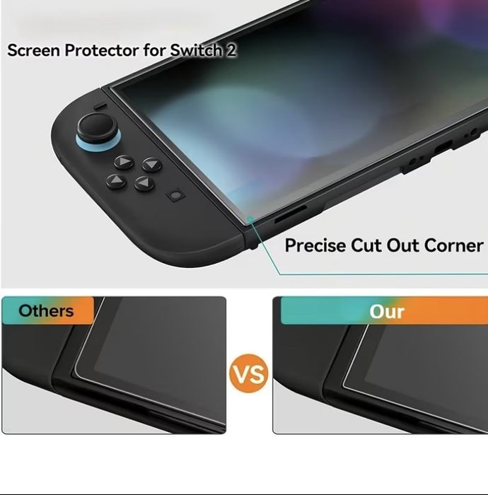 Захисні скляні екрани для Nintendo Switch OLED