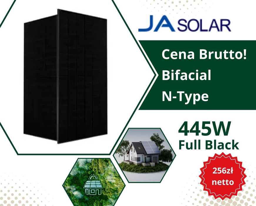 Panele Fotowoltaiczne 445W Ja Solar JAM54D41-445/LB_FB | Fotowoltaika