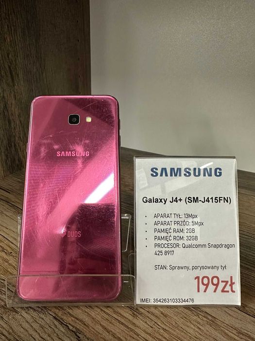 Smartfon Telefon Samsung Galaxy J4+ (SM-J415FN) 2/32GB gwarancja