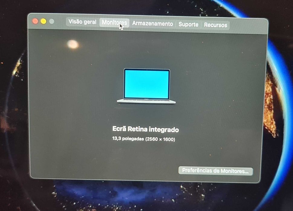 MacBook Pro / 13.3 polegadas / 2019 / quatro portas Thunderbolt 3