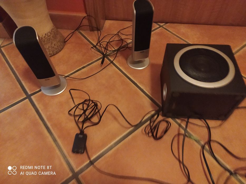 Coluna de subwoofer e Subwoofer com colunas de som para ligar a pc, te