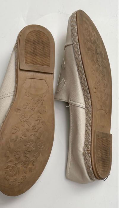 Espadryle Beżowe Beż Chanel Damskie 40 26 cm