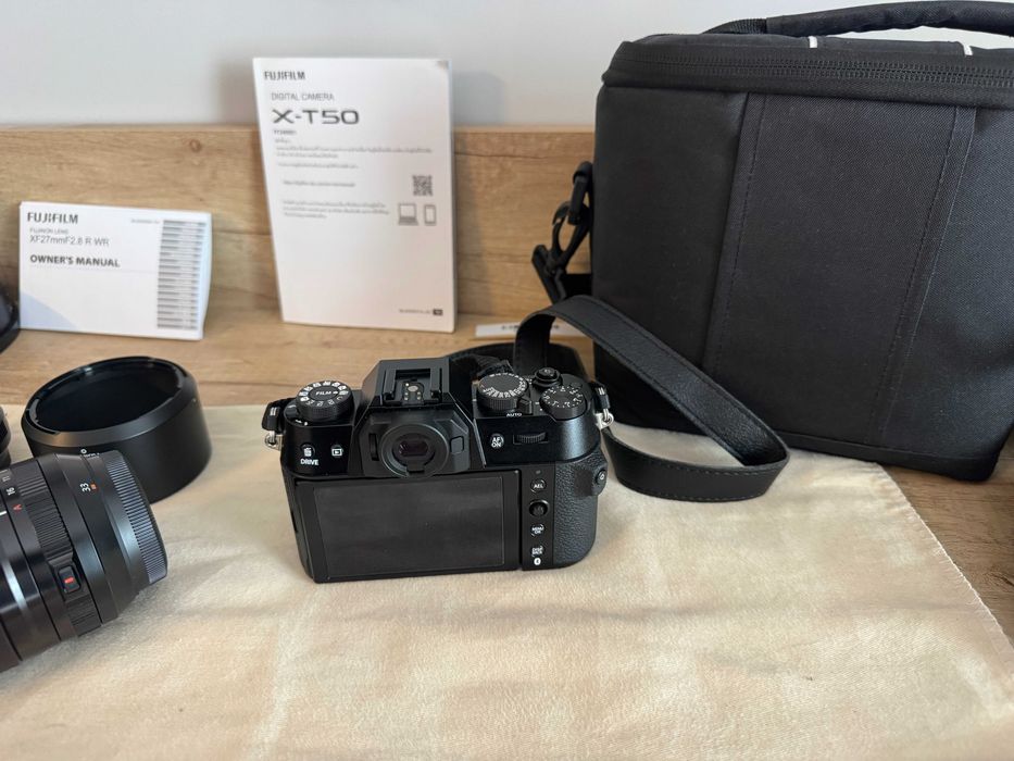 Fujifilm X-T50 + XF 33mm F1.4 + XF 27mm F2.8 | Jak nowy