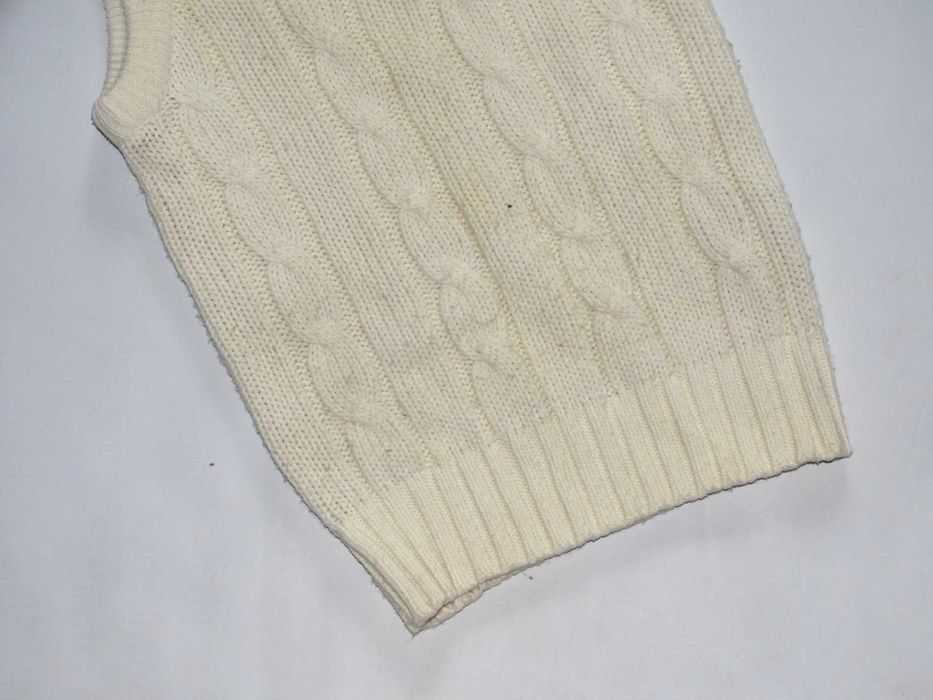 _Slazenger_Ciepła kremowa kamizelka do szkoły_R.146