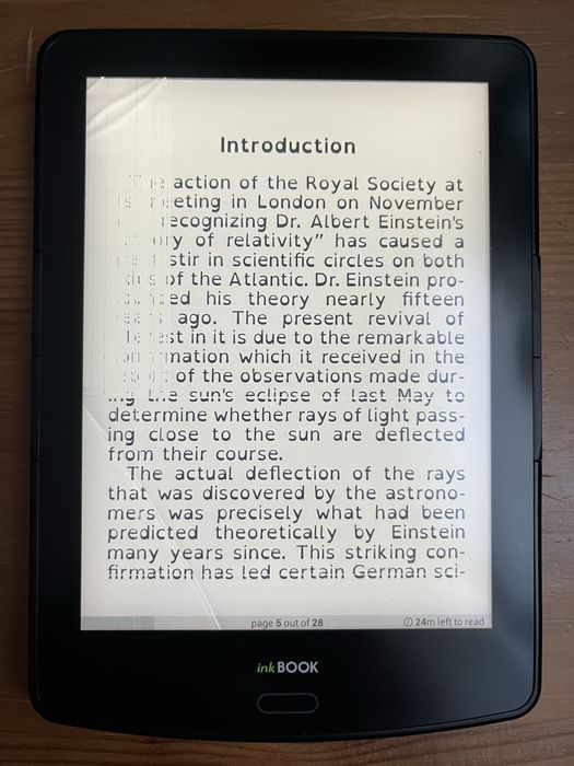 Czytnik ebooków inkBook  Prime HD uszkodzony