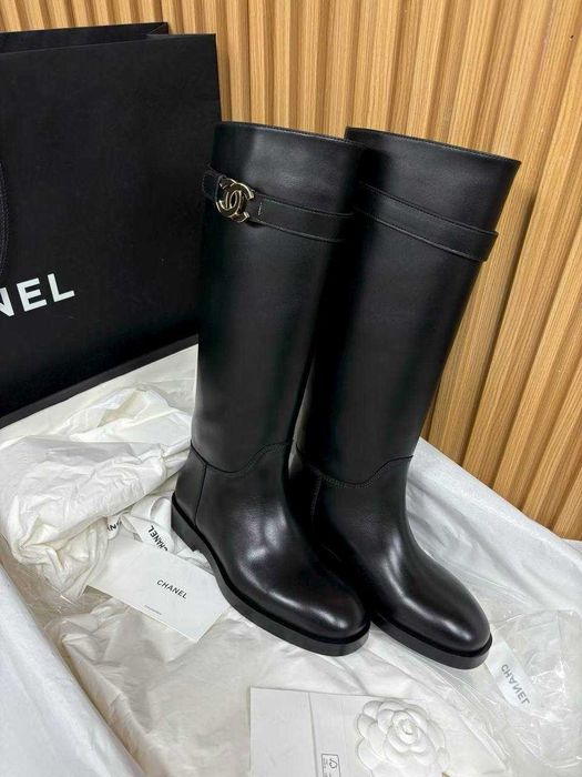 Kozaki skórzane muszkieterki Chanel!! Top Premium! 35-41
