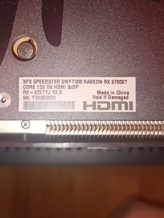 RX 6700xt ótimo estado
