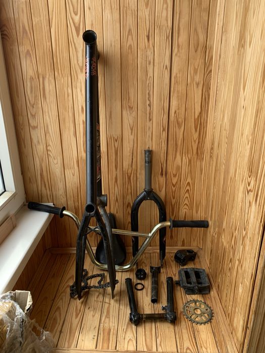 Запчасти к велосипеду bmx бмх деребан вынос рулевая педали