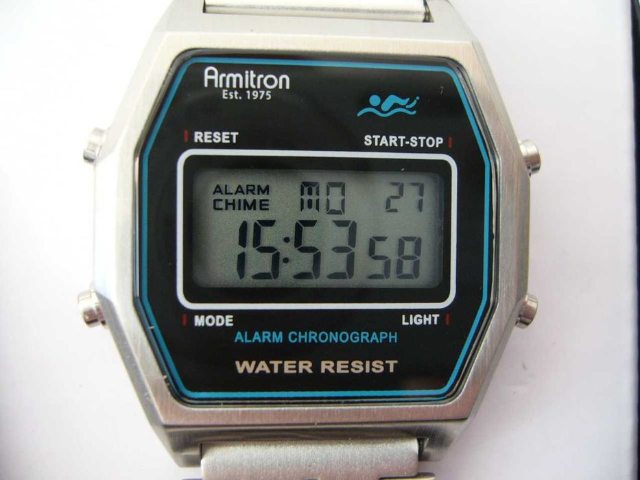 Zegarek elektroniczny Armitron stalowa koperta