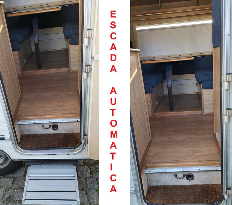 Autocaravana Perfilada, 6ugares, com inspeção feita, com urgência -TV-Fogão-Microondas-WC-Painel Solar-Extras