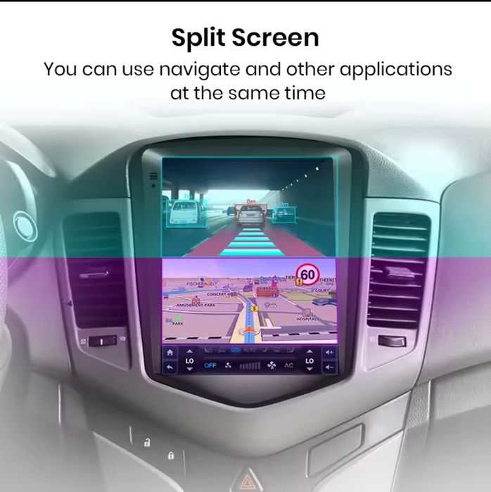 Rádio android tipo tesla Chevrolet Cruze J300 CARPLAY WIFI GPS 2/32GB