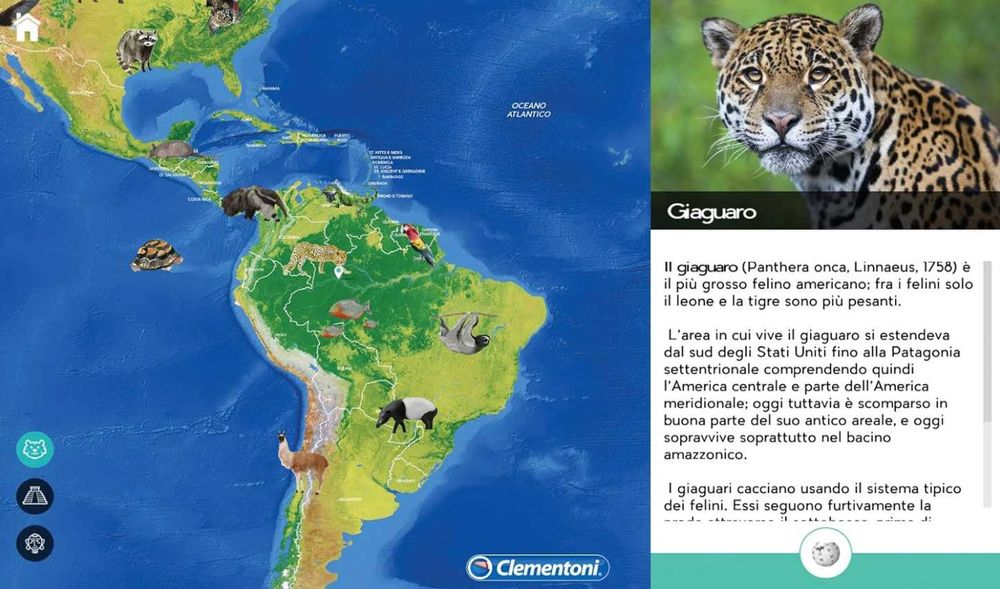 Clementoni 52202 Interaktywna gra globus (WERSJA FRANCUSKA)