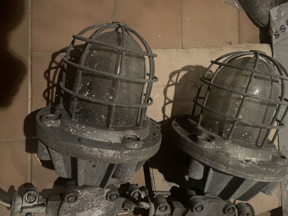 2 duże lampy przemysłowe, przeciwwybuchowe