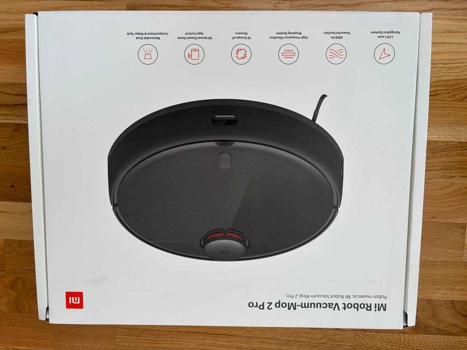 Робот-пилосос Xiaomi Mi Robot Vacuum-Mop 2 Pro Black (BHR5204EU)