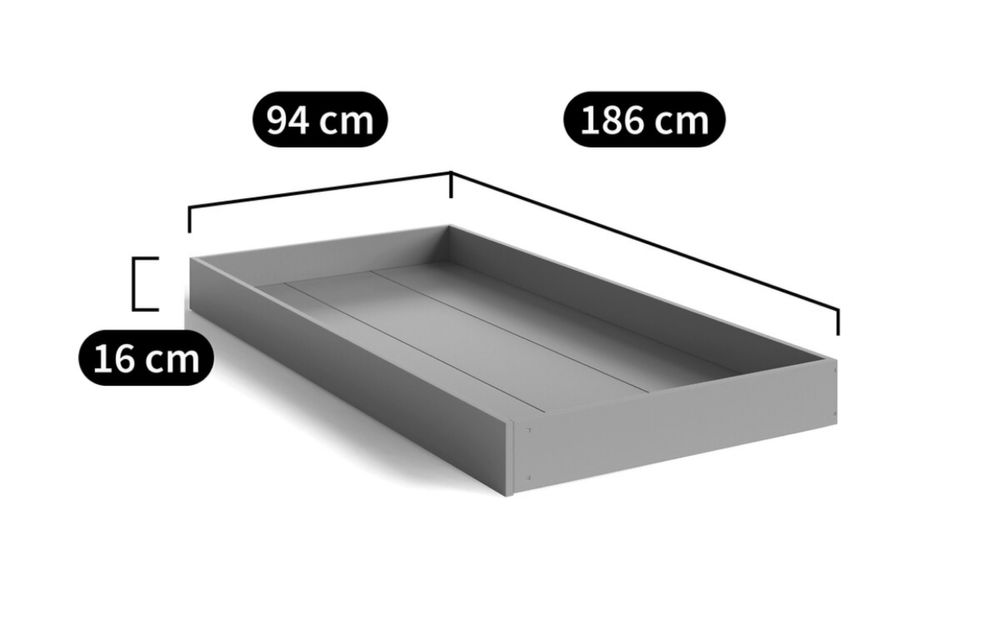 Gaveta-cama rosa estilo retro