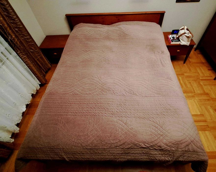 Łóżko drewniane do sypialni rozmiar 160/200