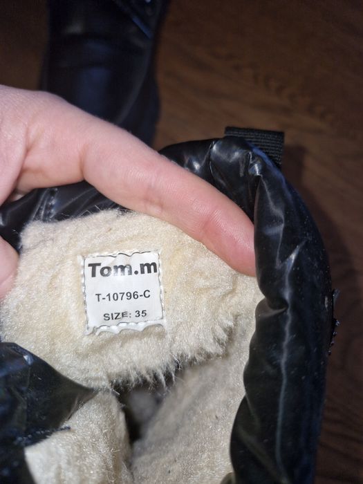 Сапоги/ ботинки том.м 35р, 22 см