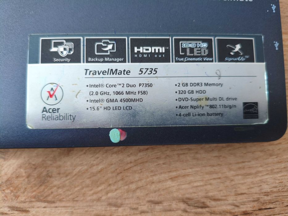 Acer TravelMate 5735
