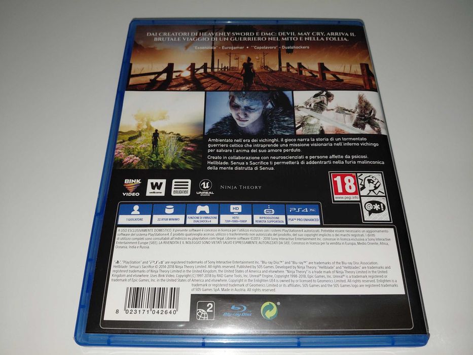 ps4 HELLBLADE SENUA'S SACRIFICE po polsku, fabuła nordyckie klimaty