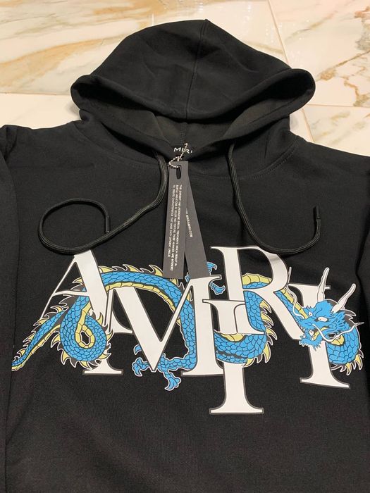 Худі Amiri dragon чорна