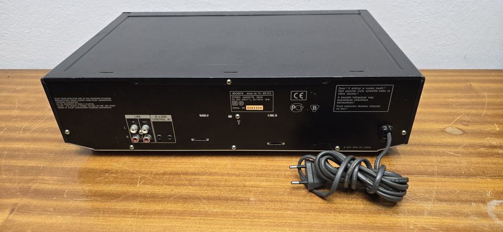 Sony TC WE 525 auto reverse magnetofon DECK Odtwarzacz kaset