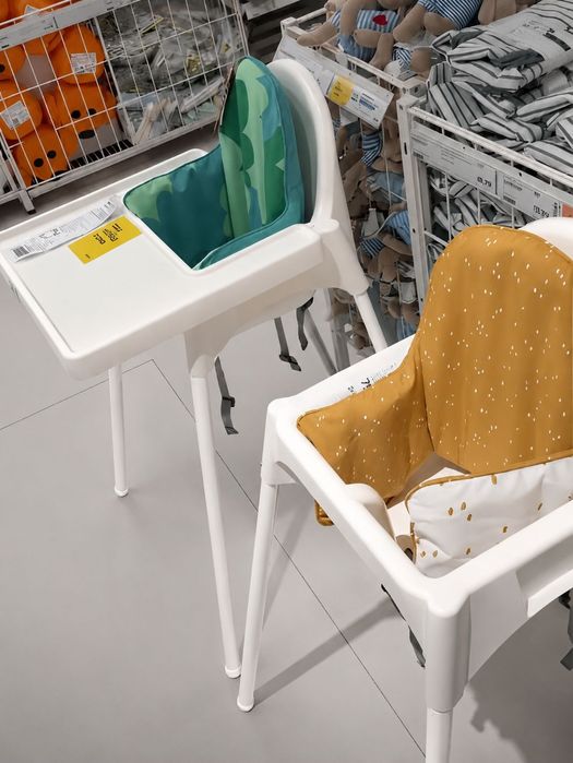 IKEA Antilop столик для годування зі стільницею, ременями