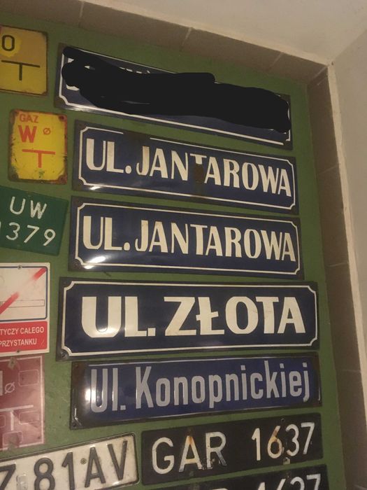 Tablice szyldy emaliowane rejestracyjne