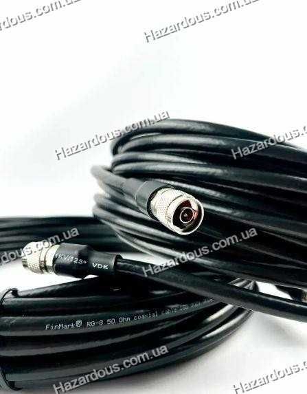 Коаксіальний кабель RG-8 з конектором Ntype - Ntype/Ntype - Qma