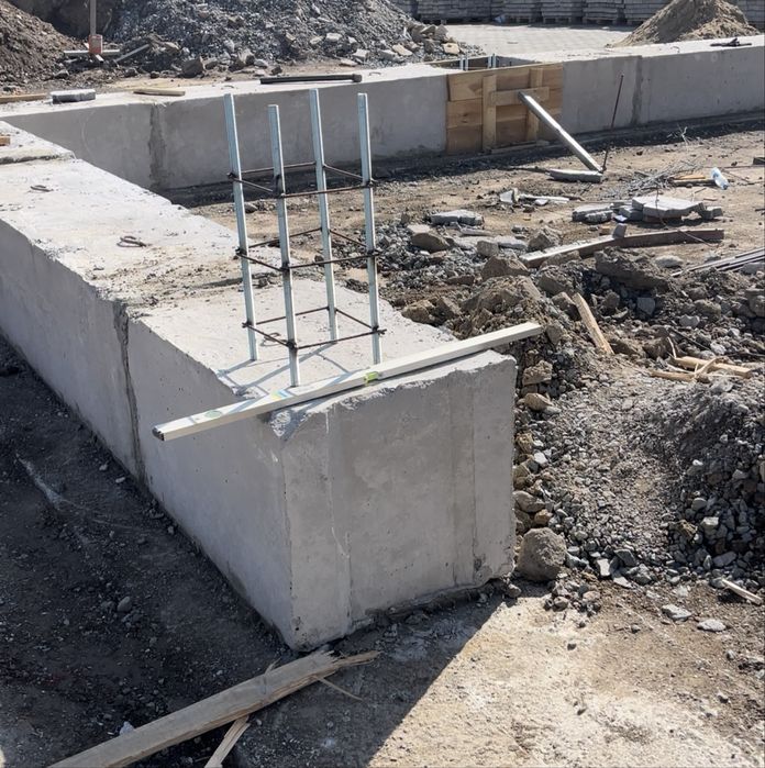 БЕТОННЫЕ РАБОТЫ.Фундаменты,перекрытия,площадки,колонны,сейсмопояс и пр