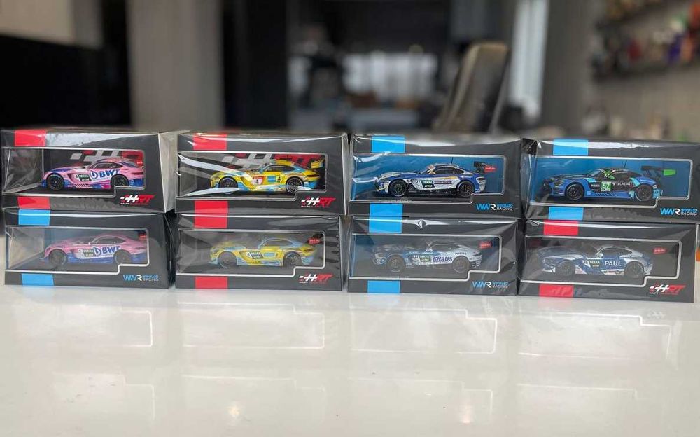 Mercedes Benz 1/18 43 W201 W108 AMG GT GT3 EVO DTM Ixo Werk83 Triple9