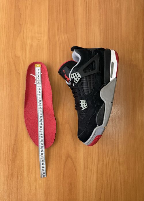 Кроссовки Nike Air Jordan 4 Retro размер 41 оригинал мужские чёрные джордан спортивные