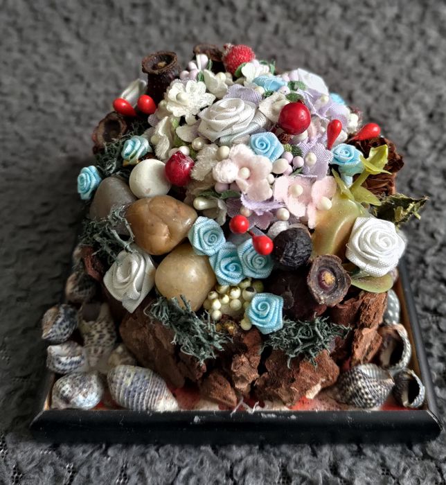 Mini kompozycja kwiatowa ozdoba