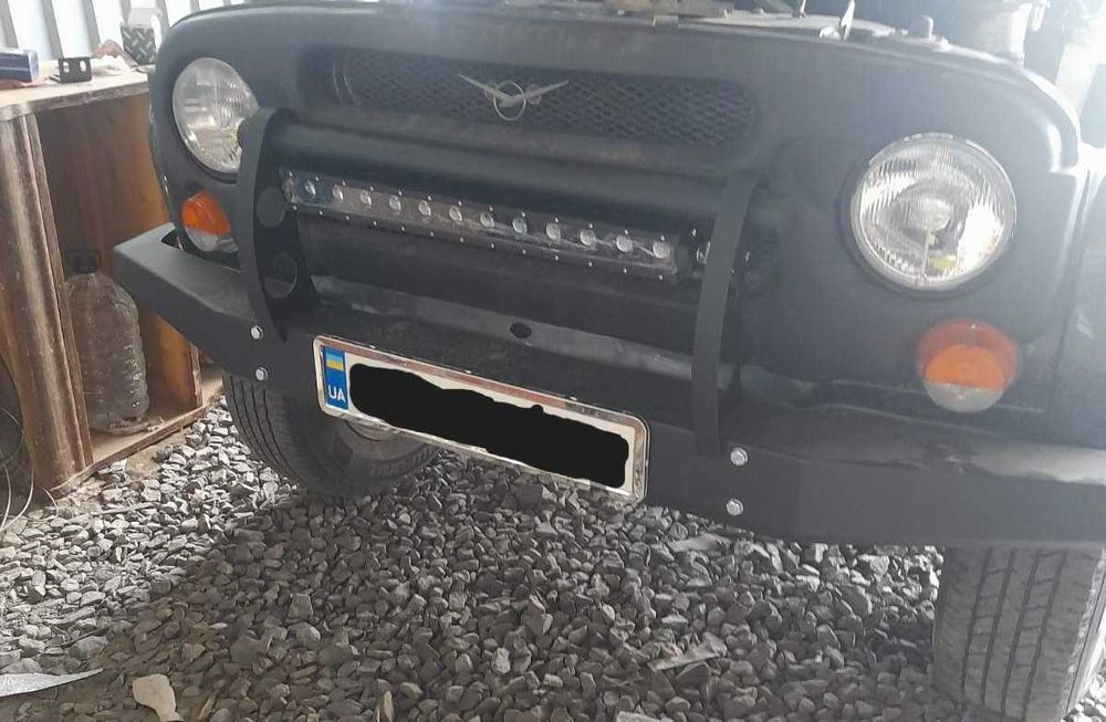 Силові бампери (перед, зад) на УАЗ-469, Хантер