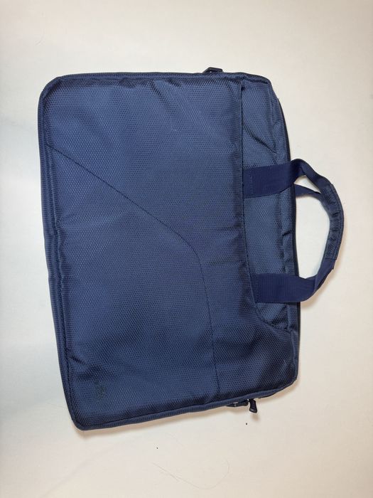 Сумка для ноутбука Riva 8035 Blue синя з плечовим ременем