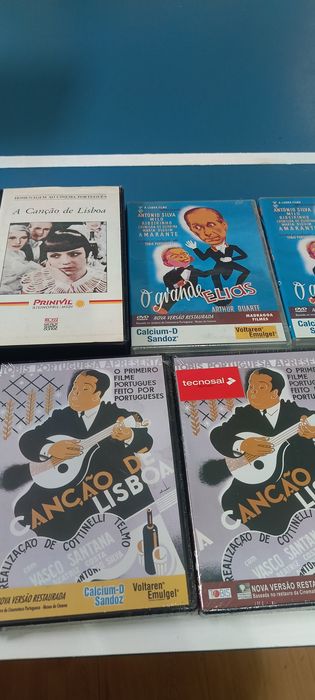 Filmes portugueses clássicos imperdíveis e alguns ainda selados em VHS
